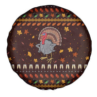 Turkey And WIne Christmas Spare Tire Cover Xmas Holiday Patterns - Wonder Print Shop