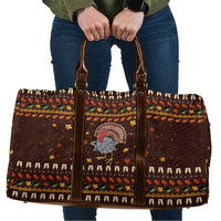 Turkey And WIne Christmas Travel Bag Xmas Holiday Patterns - Wonder Print Shop