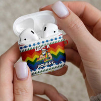 Have A Super Gay Holiday Christmas AirPods Case Xmas Holiday Patterns - Wonder Print Shop