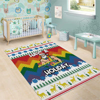 Have A Super Gay Holiday Christmas Area Rug Xmas Holiday Patterns - Wonder Print Shop