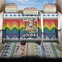 Have A Super Gay Holiday Christmas Back Car Seat Cover Xmas Holiday Patterns - Wonder Print Shop
