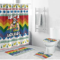 Have A Super Gay Holiday Christmas Bathroom Set Xmas Holiday Patterns - Wonder Print Shop