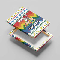 Have A Super Gay Holiday Christmas Canvas Wall Art Xmas Holiday Patterns - Wonder Print Shop