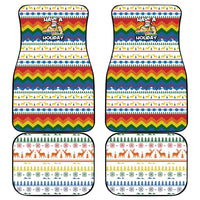 Have A Super Gay Holiday Christmas Car Mats Xmas Holiday Patterns - Wonder Print Shop