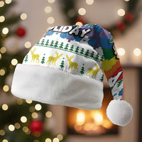 Have A Super Gay Holiday Christmas Santa Hat Xmas Holiday Patterns - Wonder Print Shop