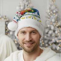 Have A Super Gay Holiday Christmas Santa Hat Xmas Holiday Patterns - Wonder Print Shop