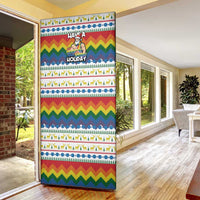 Have A Super Gay Holiday Christmas Door Cover Xmas Holiday Patterns - Wonder Print Shop