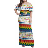 Have A Super Gay Holiday Christmas Family Matching Off Shoulder Maxi Dress and Hawaiian Shirt Xmas Holiday Patterns - Wonder Print Shop
