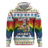 Have A Super Gay Holiday Christmas Hoodie Xmas Holiday Patterns - Wonder Print Shop