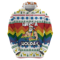 Have A Super Gay Holiday Christmas Hoodie Xmas Holiday Patterns - Wonder Print Shop
