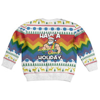 Have A Super Gay Holiday Christmas Kid Ugly Christmas Sweater Xmas Holiday Patterns - Wonder Print Shop