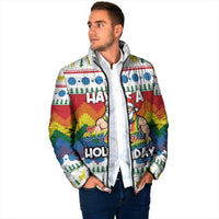 Have A Super Gay Holiday Christmas Padded Jacket Xmas Holiday Patterns - Wonder Print Shop