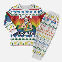 Have A Super Gay Holiday Christmas Pajama Set Xmas Holiday Patterns - Wonder Print Shop