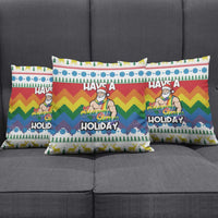 Have A Super Gay Holiday Christmas Pillow Cover Xmas Holiday Patterns - Wonder Print Shop