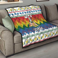 Have A Super Gay Holiday Christmas Quilt Xmas Holiday Patterns - Wonder Print Shop