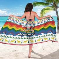 Have A Super Gay Holiday Christmas Sarong Xmas Holiday Patterns - Wonder Print Shop