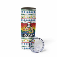 Have A Super Gay Holiday Christmas Skinny Tumbler Xmas Holiday Patterns - Wonder Print Shop