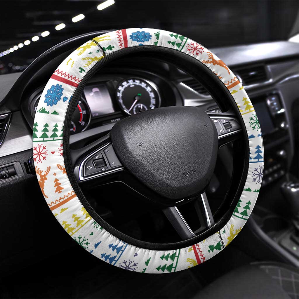Have A Super Gay Holiday Christmas Steering Wheel Cover Xmas Holiday Patterns - Wonder Print Shop