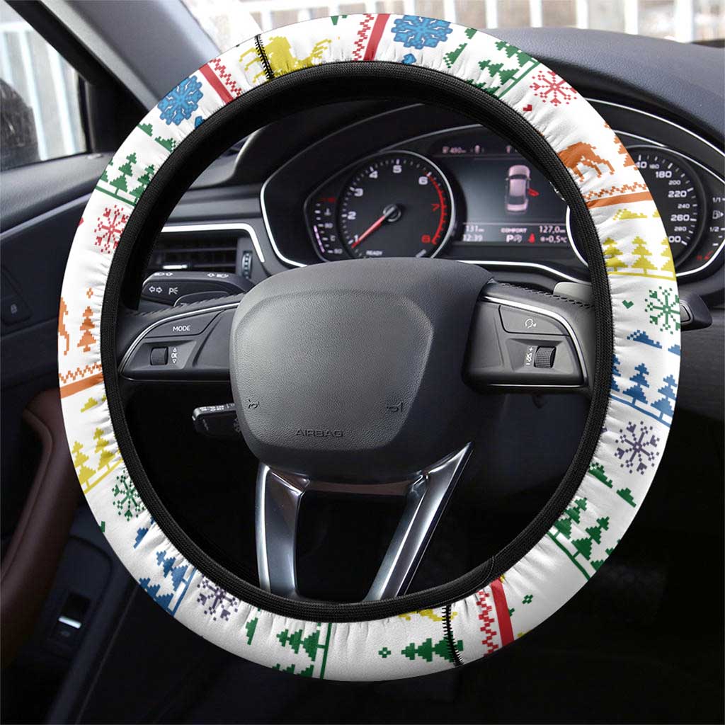 Have A Super Gay Holiday Christmas Steering Wheel Cover Xmas Holiday Patterns - Wonder Print Shop