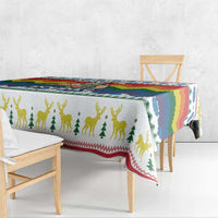 Have A Super Gay Holiday Christmas Tablecloth Xmas Holiday Patterns - Wonder Print Shop