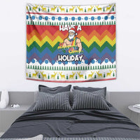 Have A Super Gay Holiday Christmas Tapestry Xmas Holiday Patterns - Wonder Print Shop