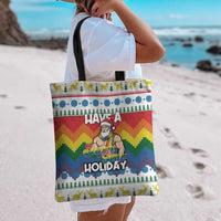 Have A Super Gay Holiday Christmas Tote Bag Xmas Holiday Patterns - Wonder Print Shop