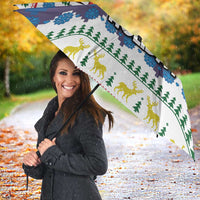 Have A Super Gay Holiday Christmas Umbrella Xmas Holiday Patterns - Wonder Print Shop