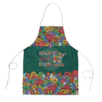 Home Sweet Home Minnesota Flower Xmas Christmas Apron Xmas Holiday Patterns - Wonder Print Shop