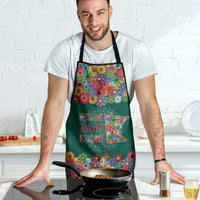 Home Sweet Home Minnesota Flower Xmas Christmas Apron Xmas Holiday Patterns - Wonder Print Shop