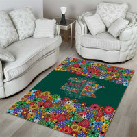Home Sweet Home Minnesota Flower Xmas Christmas Area Rug Xmas Holiday Patterns - Wonder Print Shop