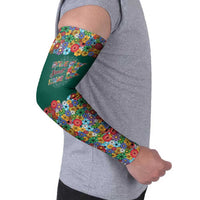 Home Sweet Home Minnesota Flower Xmas Christmas Arm Sleeves Xmas Holiday Patterns - Wonder Print Shop