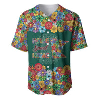 Home Sweet Home Minnesota Flower Xmas Christmas Baseball Jersey Xmas Holiday Patterns - Wonder Print Shop