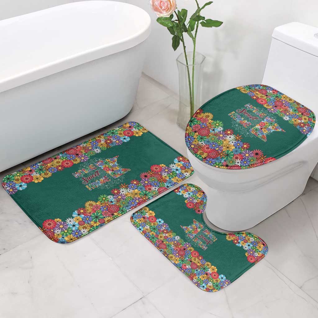 Home Sweet Home Minnesota Flower Xmas Christmas Bathroom Set Xmas Holiday Patterns - Wonder Print Shop
