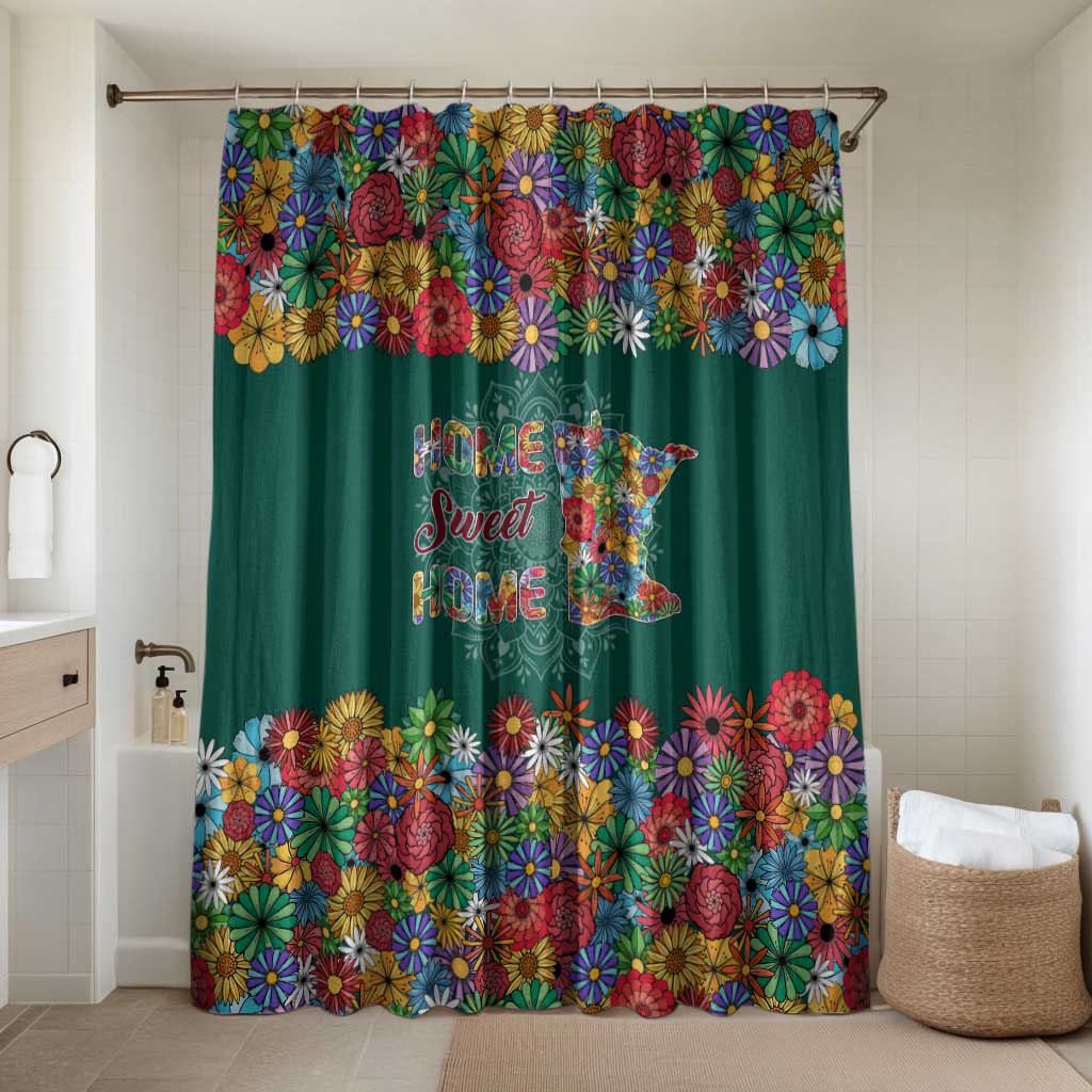 Home Sweet Home Minnesota Flower Xmas Christmas Bathroom Set Xmas Holiday Patterns - Wonder Print Shop