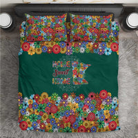 Home Sweet Home Minnesota Flower Xmas Christmas Bedding Set Xmas Holiday Patterns - Wonder Print Shop