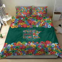 Home Sweet Home Minnesota Flower Xmas Christmas Bedding Set Xmas Holiday Patterns - Wonder Print Shop