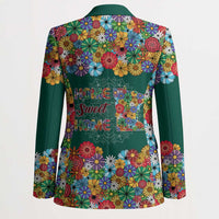 Home Sweet Home Minnesota Flower Xmas Christmas Blazer Xmas Holiday Patterns - Wonder Print Shop