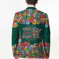 Home Sweet Home Minnesota Flower Xmas Christmas Blazer Xmas Holiday Patterns - Wonder Print Shop