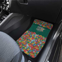 Home Sweet Home Minnesota Flower Xmas Christmas Car Mats Xmas Holiday Patterns - Wonder Print Shop