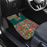 Home Sweet Home Minnesota Flower Xmas Christmas Car Mats Xmas Holiday Patterns - Wonder Print Shop
