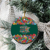 Home Sweet Home Minnesota Flower Xmas Christmas Ceramic Ornament Xmas Holiday Patterns - Wonder Print Shop