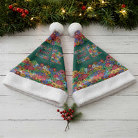 Home Sweet Home Minnesota Flower Xmas Christmas Santa Hat Xmas Holiday Patterns - Wonder Print Shop