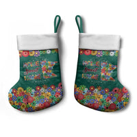 Home Sweet Home Minnesota Flower Xmas Christmas Stocking Xmas Holiday Patterns - Wonder Print Shop