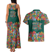 Home Sweet Home Minnesota Flower Xmas Christmas Couples Matching Tank Maxi Dress and Hawaiian Shirt Xmas Holiday Patterns - Wonder Print Shop
