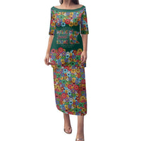 Home Sweet Home Minnesota Flower Xmas Christmas Family Matching Puletasi and Hawaiian Shirt Xmas Holiday Patterns - Wonder Print Shop