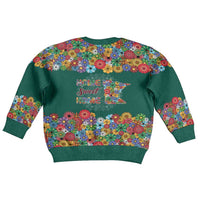 Home Sweet Home Minnesota Flower Xmas Christmas Kid Ugly Christmas Sweater Xmas Holiday Patterns - Wonder Print Shop