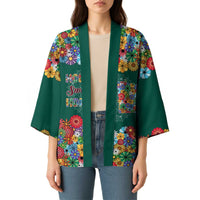 Home Sweet Home Minnesota Flower Xmas Christmas Kimono Xmas Holiday Patterns - Wonder Print Shop