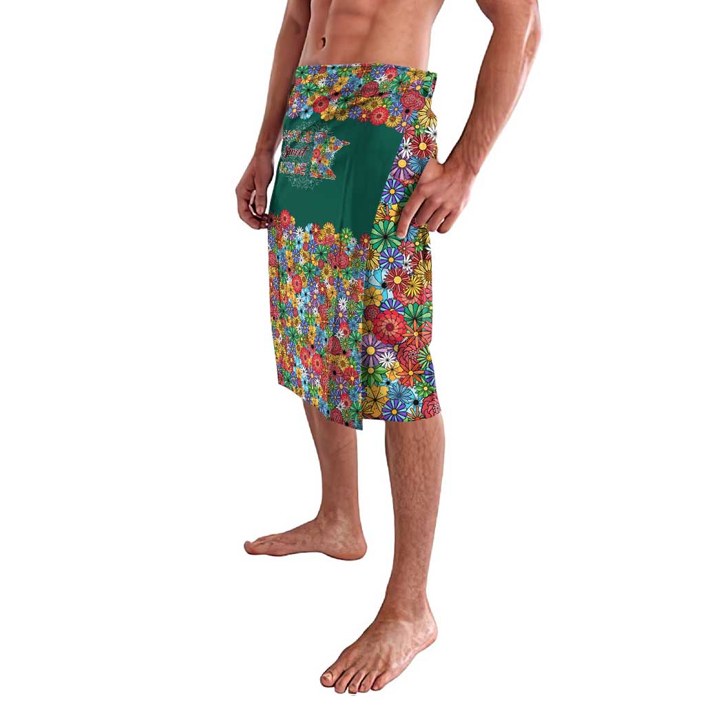 Home Sweet Home Minnesota Flower Xmas Christmas Lavalava Xmas Holiday Patterns - Wonder Print Shop