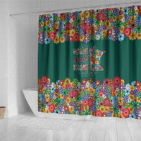 Home Sweet Home Minnesota Flower Xmas Christmas Shower Curtain Xmas Holiday Patterns - Wonder Print Shop