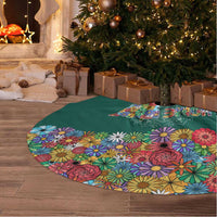 Home Sweet Home Minnesota Flower Xmas Christmas Tree Skirt Xmas Holiday Patterns - Wonder Print Shop